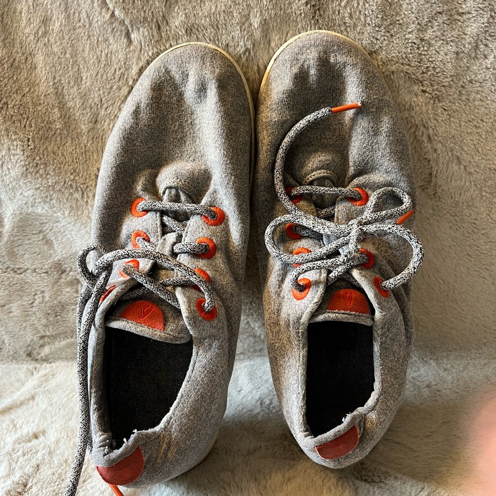 Allbirds Men's Sneakers in Gray and Burnt Orange